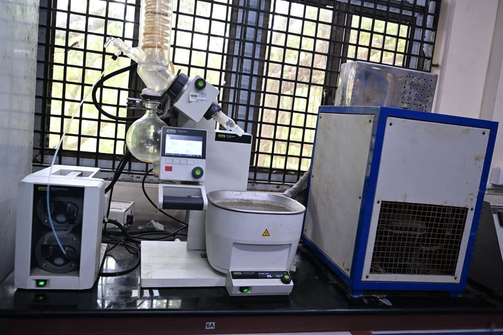 Rotary evaporator in the Chakraborty Group laboratory